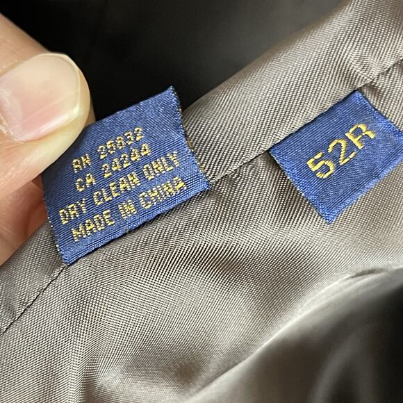 Circle S 100% Silk Tweed Western Blazer Sport Coat Mens 52R Tan Rodeo Cowboy - Picture 7 of 16